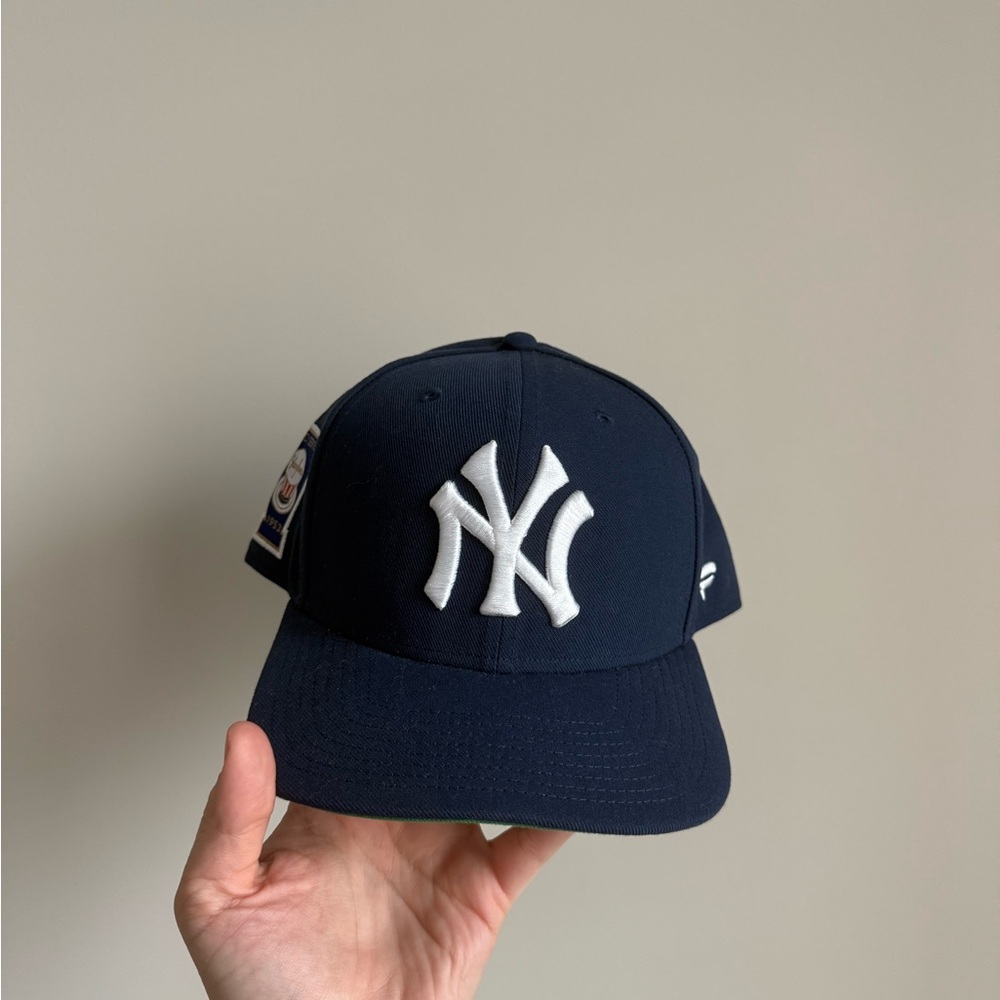New York Yankees Navy Blue Cap World Series logo